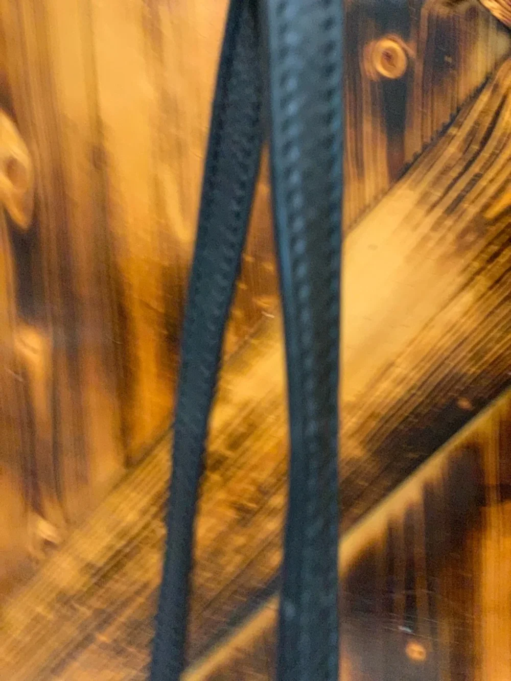 Michael Kors Black Leather Shoulder Bag with Gold Plate Accent - Picture 10 of 11